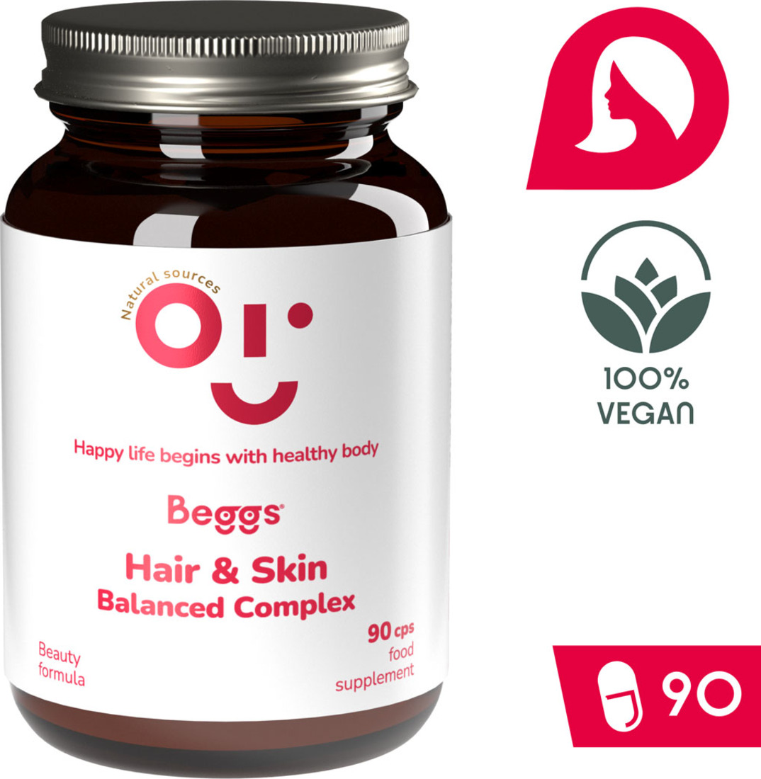 Beggs Balanced hair&skin COMPLEX (90 kapslí)