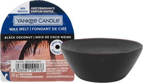 Yankee Candle, Černý kokos, Vonný vosk 22 g
