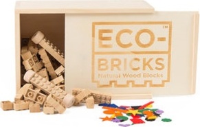 ECO-BRICKS Bambusová stavebnice 90 dílků