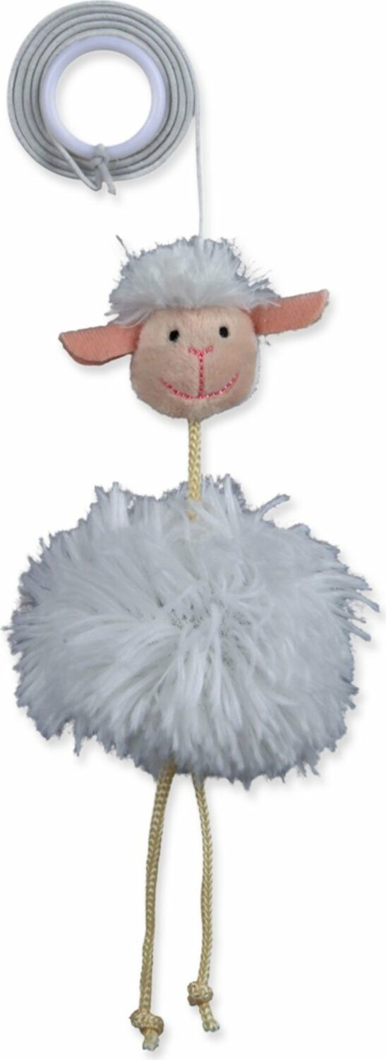 Hračka Trixie ovce na gumičce 20cm