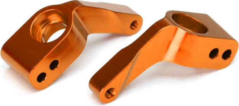 Traxxas těhlice zadní hliníková oranžová (2)