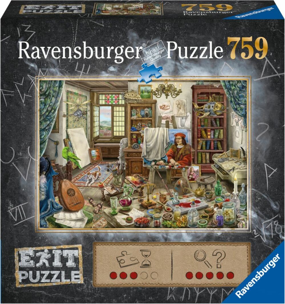 Ravensburger Exit Puzzle: Umělecké studio 759 dílků