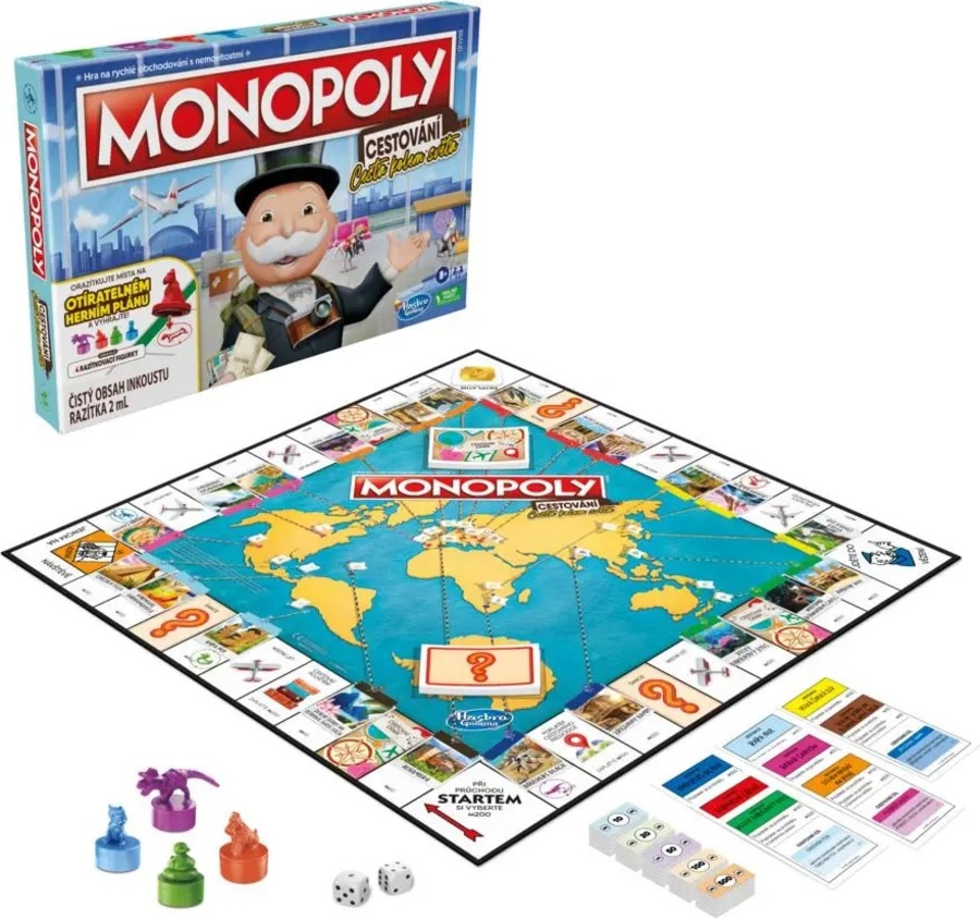 Hasbro Monopoly cesta kolem světa CZ