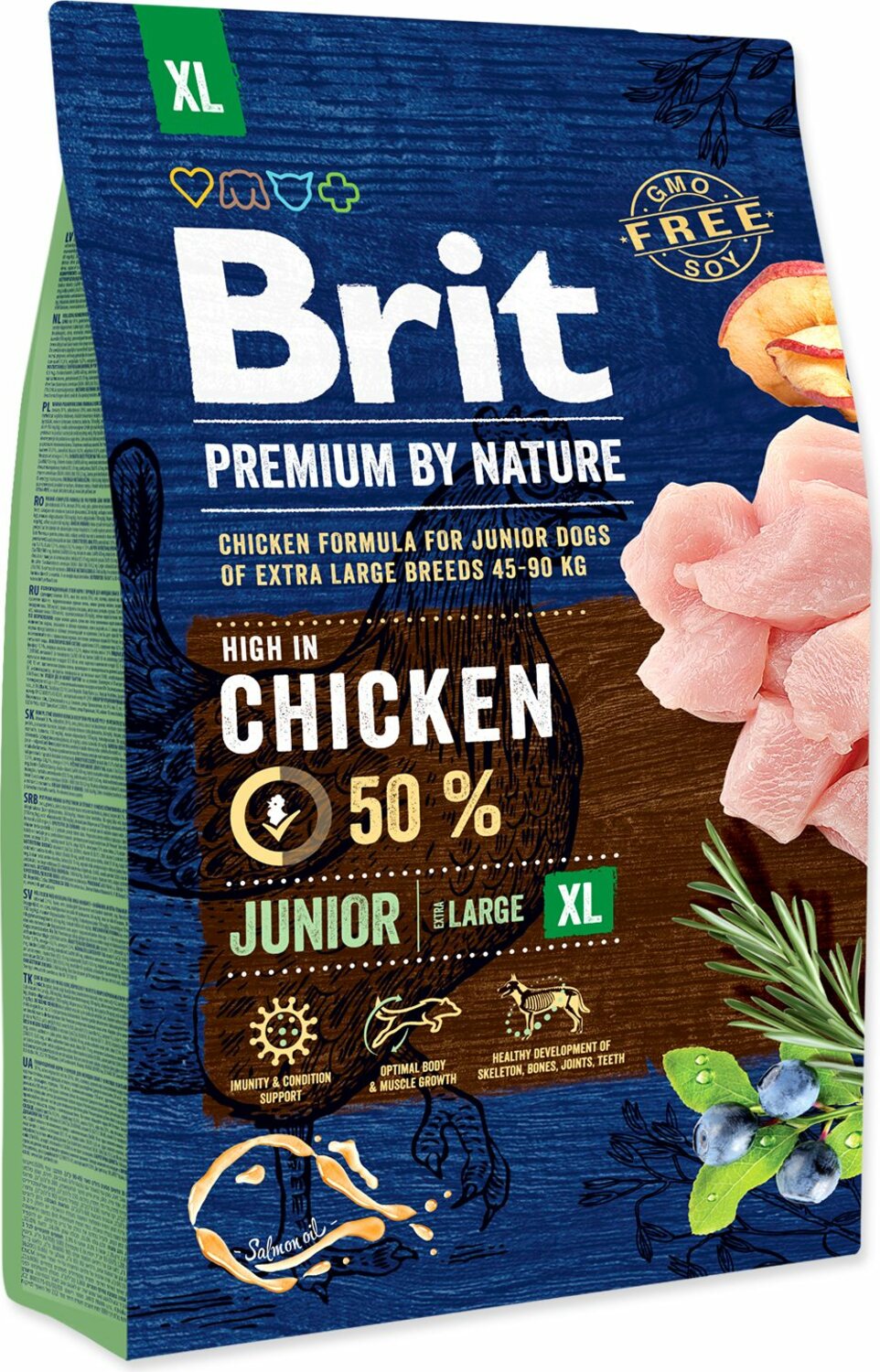 Krmivo Brit Premium by Nature Junior XL 3kg