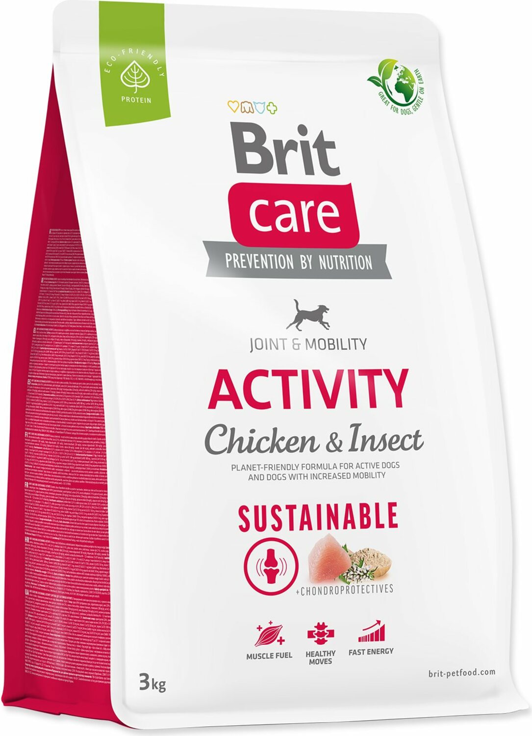 Krmivo Brit Care Dog Sustainable Activity Chicken & Insoct 3kg