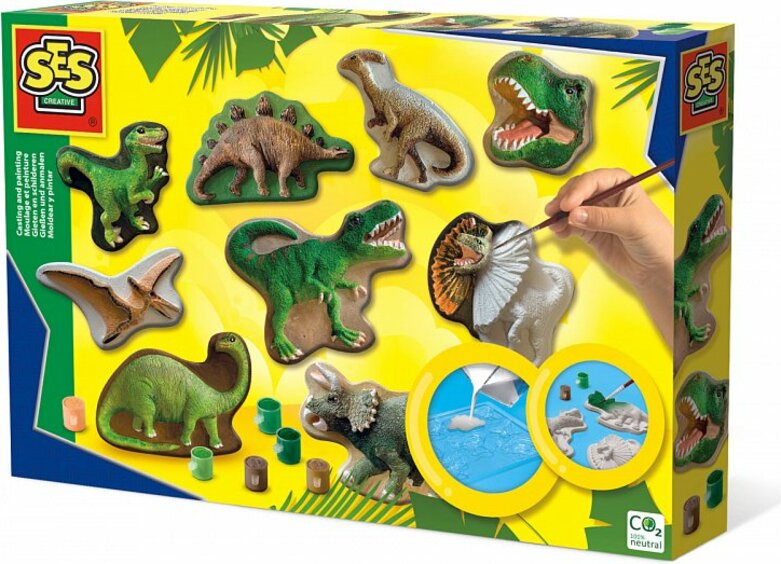 Ses Odlévání a malování - dinosauři