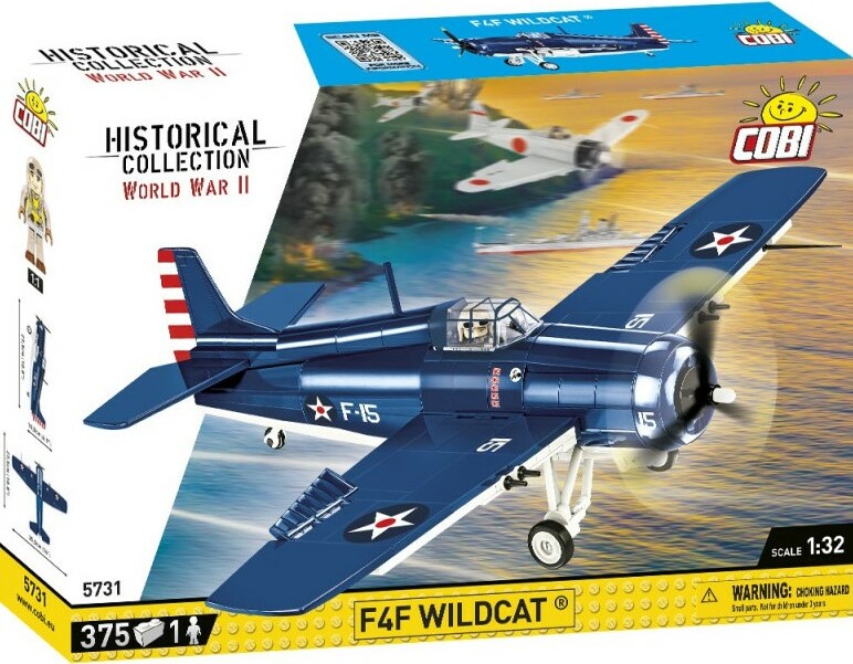 Cobi II WW F4F Wildcat, 1:32, 375k, 1f