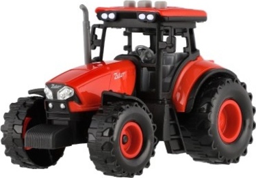 Traktor Zetor plast 9x14cm na setrvačník na bat. se světlem se zvukem
