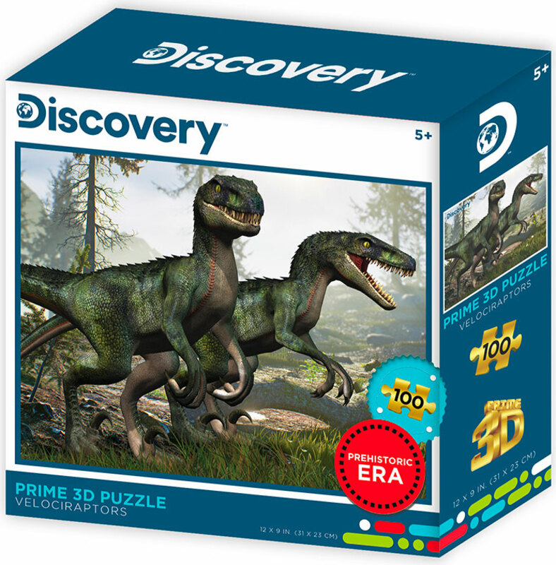 3D puzzle - Velociraptor 100ks