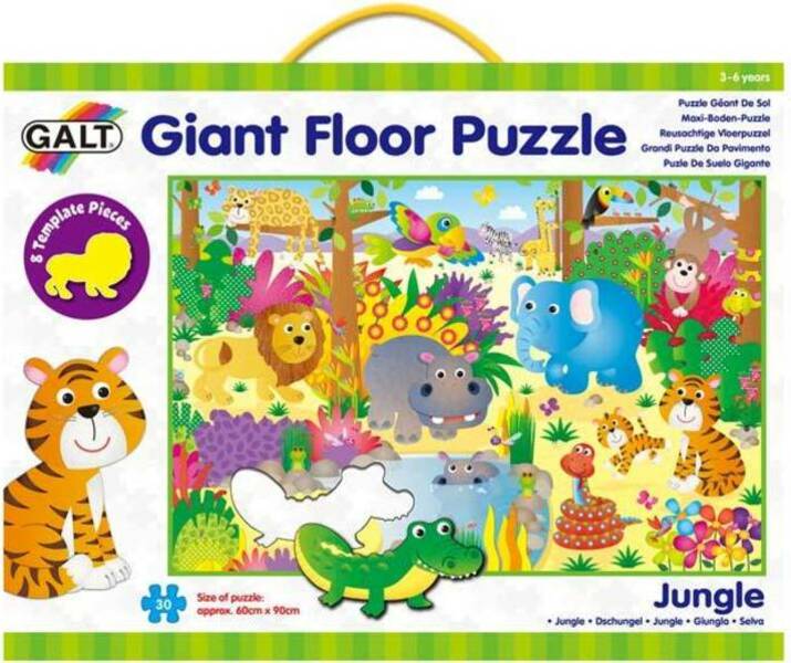 Galt Velké podlahové puzzle - zvířátka v džungli