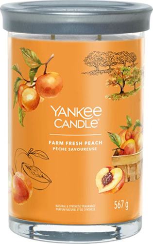 Yankee Candle, Čerstvá farmářská broskev, Svíčka ve skleněném válci 567 g