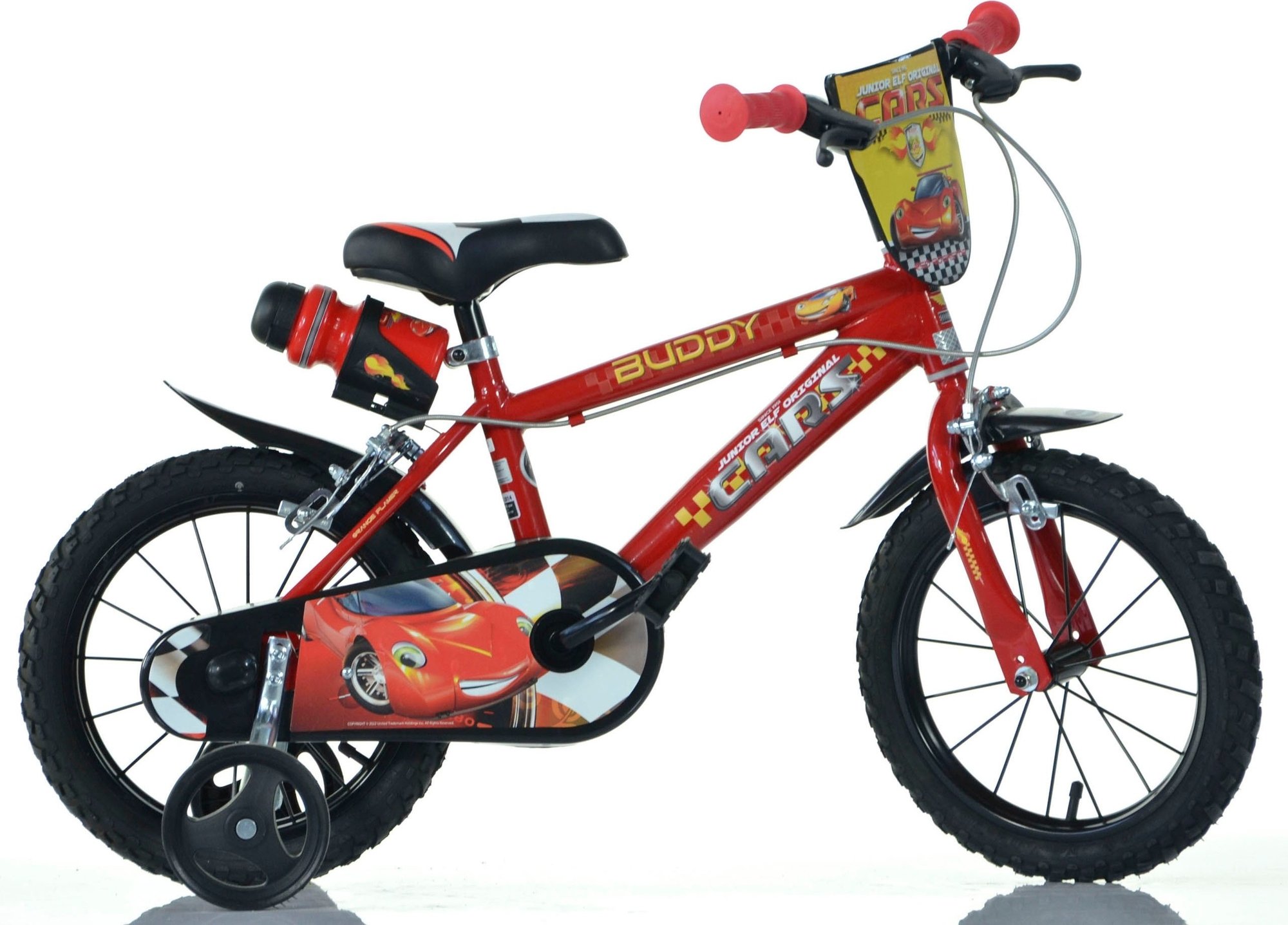 DINO Bikes - Detský bicykel 16" Cars 2022