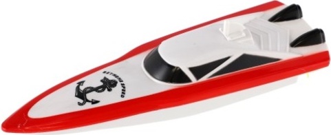 Motorový člun/loď do vody RC plast 19cm na baterie + dobíjecí pack + USB 2,4Ghz