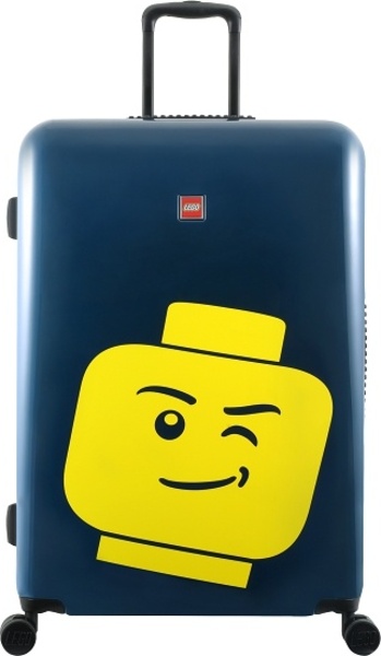 LEGO® Luggage ColourBox Minifigure Head 28" - Námořnická modrá