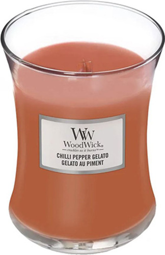 WoodWick Zmrzlina s chilli a pepřem, Svíčka oválná váza, 275 g