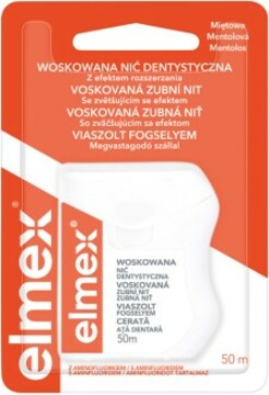 Elmex Dentální nit voskovaná mentolová 50m