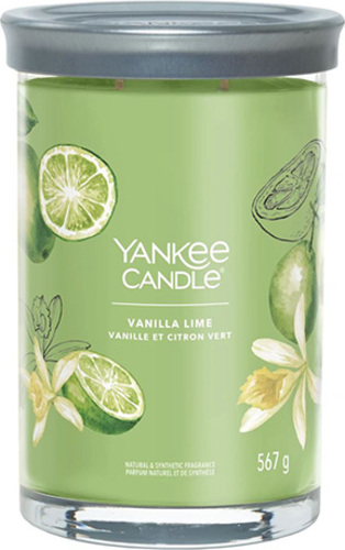 Yankee Candle, Vanilka s limetkami, Svíčka ve skleněném válci 567 g