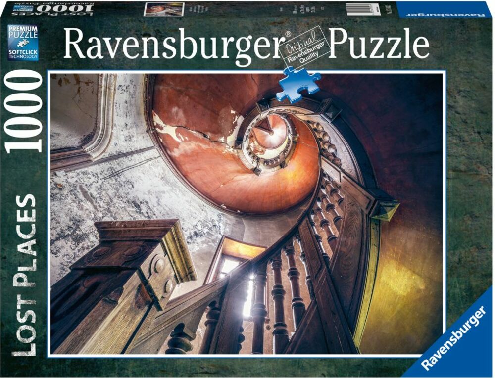 Ravensburger Stratené miesta: Točité schodisko 1000 dielikov
