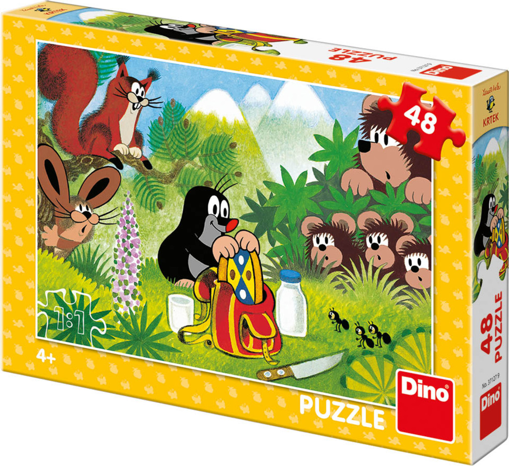 Dino Krtek a svačina 48 Puzzle