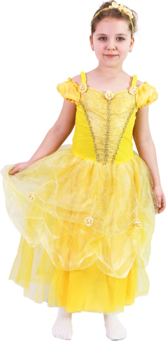 Dětský kostým princezna Slunečnice (M)