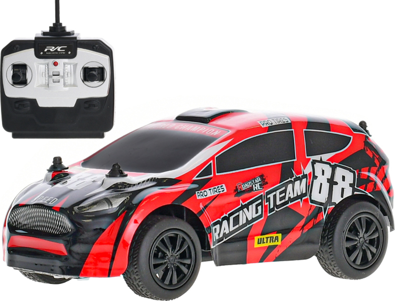 R/C rally auto sportovní 1:28 27MHz plná funkce na baterie