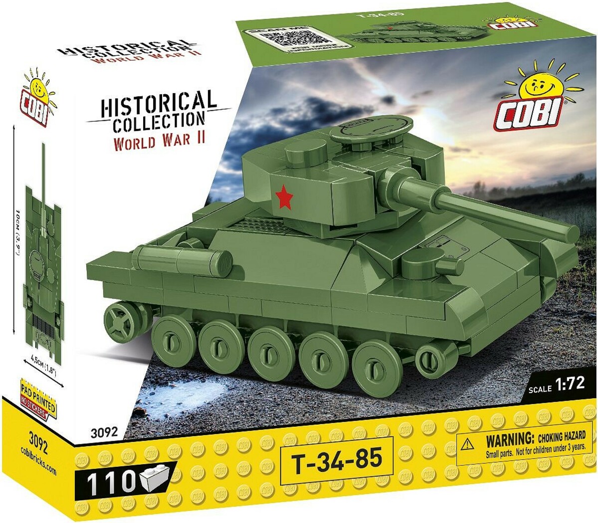 Cobi T-34/85, 1:72, 110k