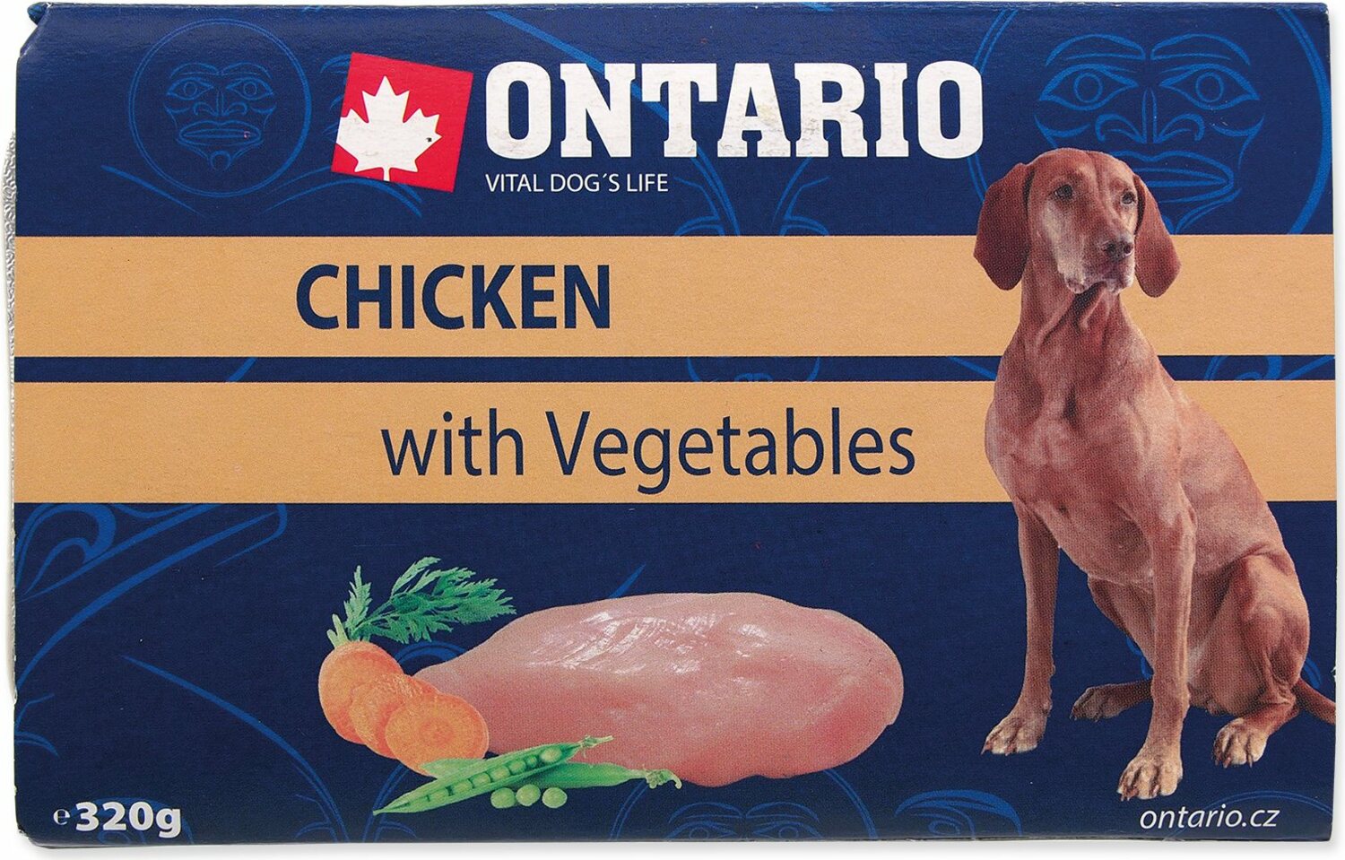 Vanička Ontario kuře se zeleninou 320g