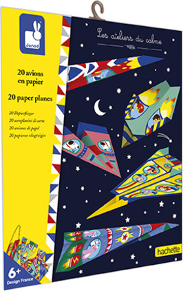 Janod Atelier Origami papírové skládačky Letadla Mini 6+