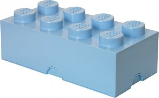 LEGO® úložný box 8 - světle modrá 250 x 500 x 180 mm