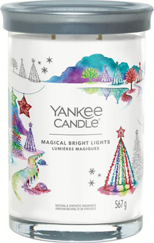 Yankee Candle, Kouzelná zářící světýlka, svíčka ve skleněném válci 567 g