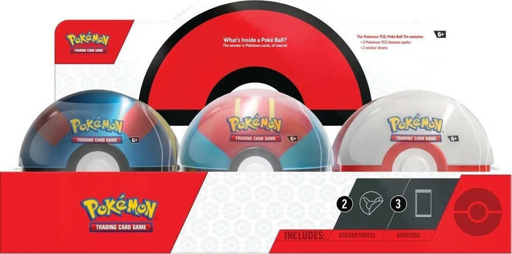 Pokémon TCG 2023 Poké ball Tin