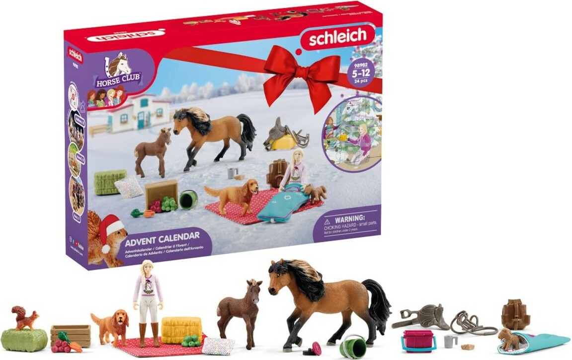 Schleich Adventní kalendář Schleich 2023 - Koně
