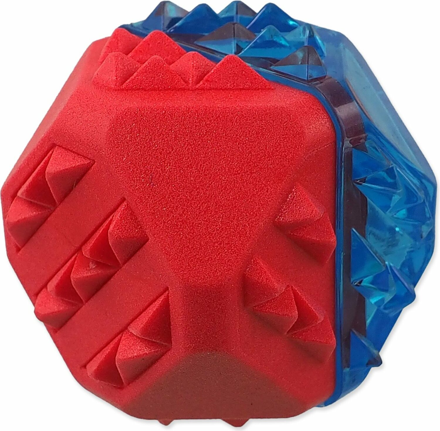 Hračka Dog Fantasy míč chladící červeno-modrá 7,7cm