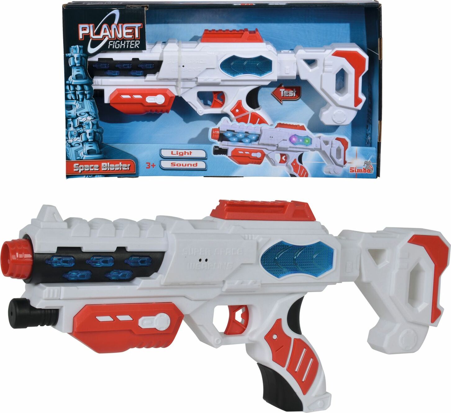 Planet Fighter Vesmírna laserová pištoľ