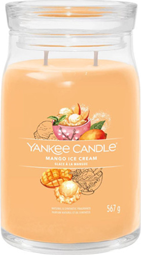 Yankee Candle, Mangová zmrzlina, svíčka ve skleněné dóze 567 g