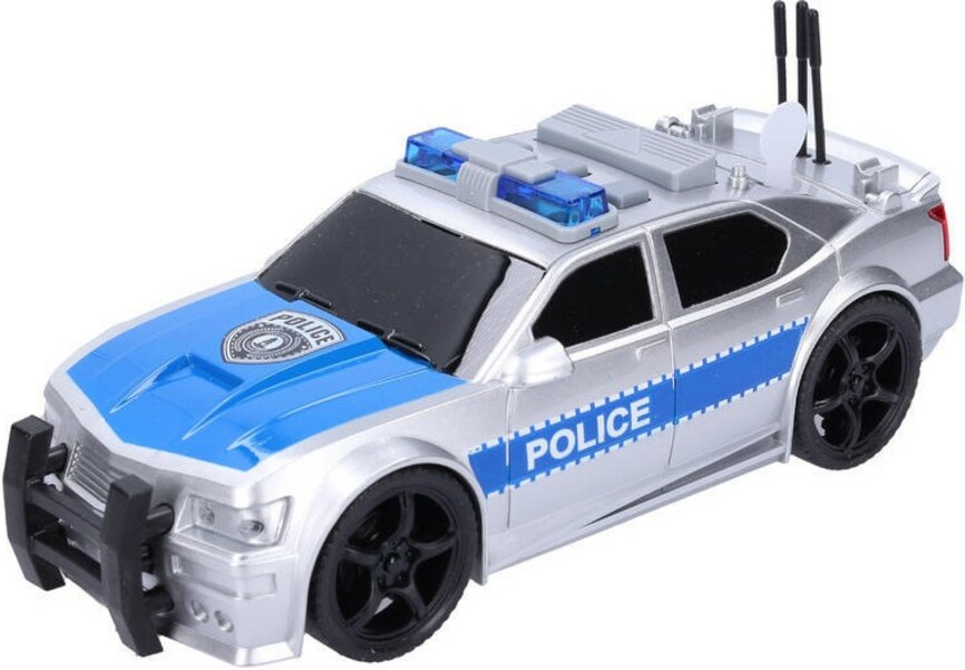 Auto policejní, 19 cm, BO, světelné