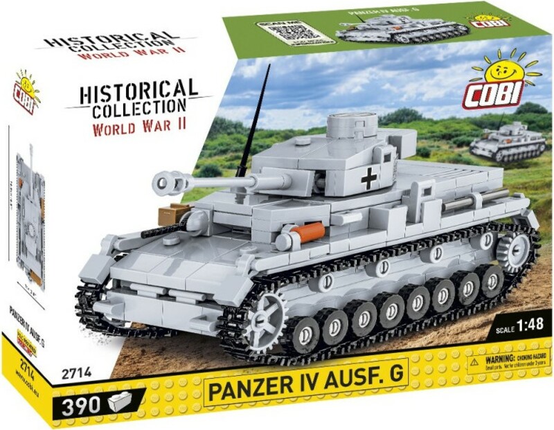 Cobi 2714 II WW Panzer IV Ausf D, 1:48, 320 k