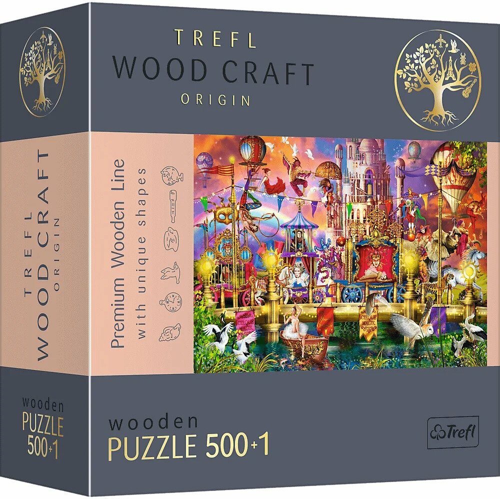 Trefl Dřevěné puzzle 501 - Zázračný svět