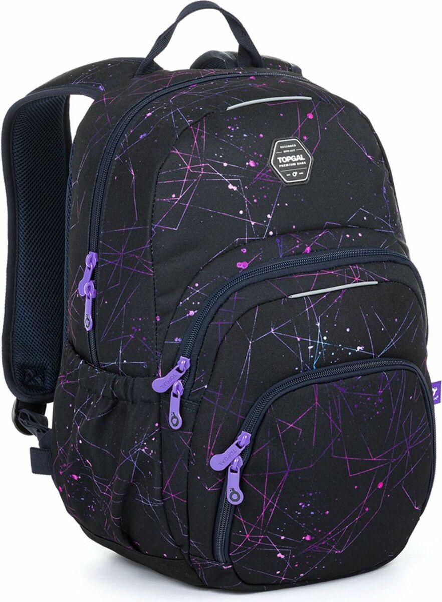 Študentský batoh s fialovými detailmi Topgal SKYE 24031