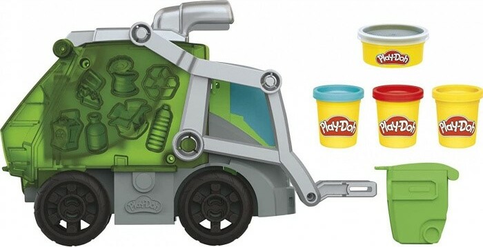 Hasbro Play-doh popelářské auto 2 v 1