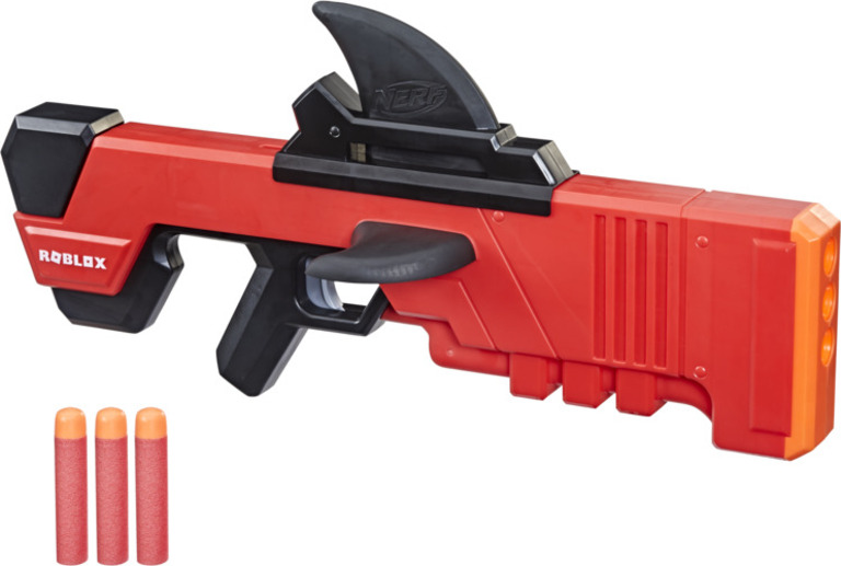 Pistola NERF Sniper rosso con 20 freccette in schiuma e pratica bersaglio