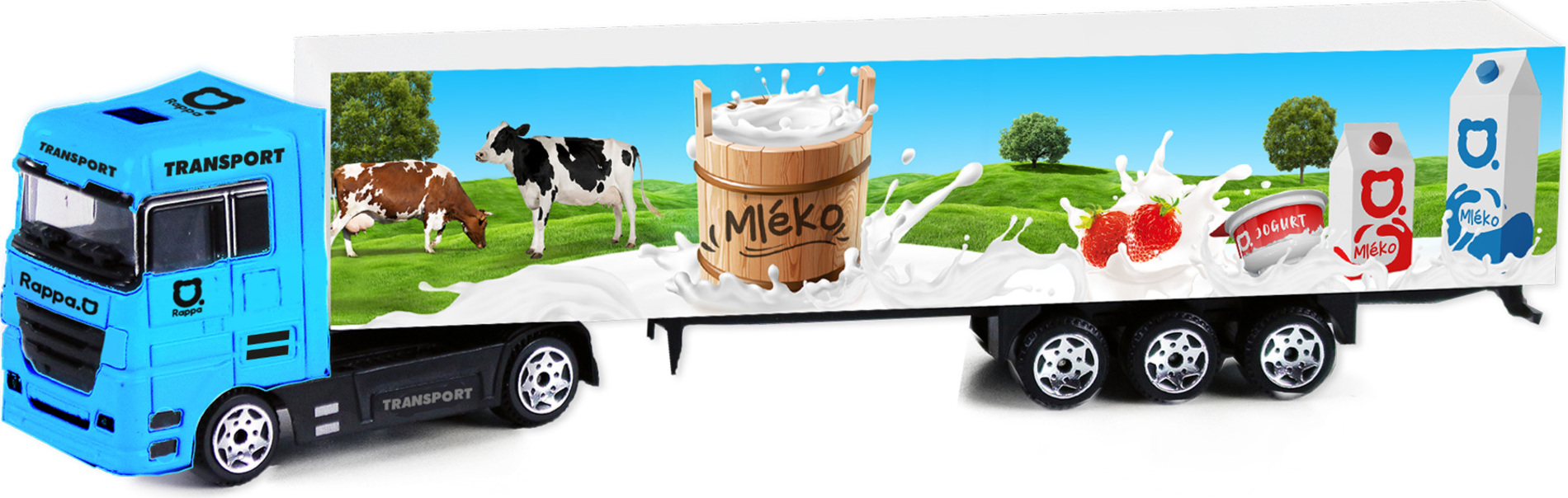 Kamion mléko a mléčné výrobky