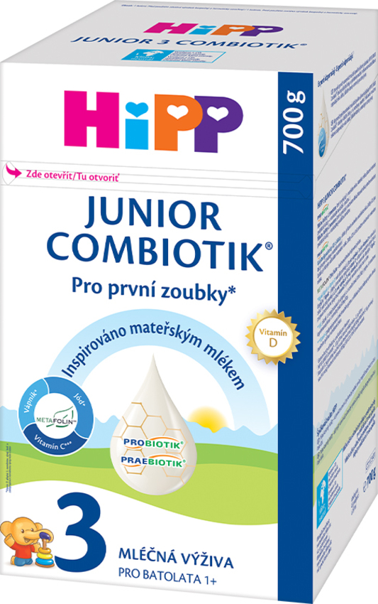 HiPP Mléko batolecí HiPP 3 Junior Combiotik® od uk. 1. roku 700 g