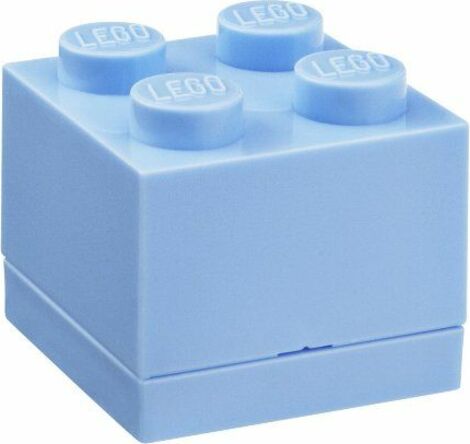 LEGO® mini box 4 - světle modrá 46 x 46 x 43 mm
