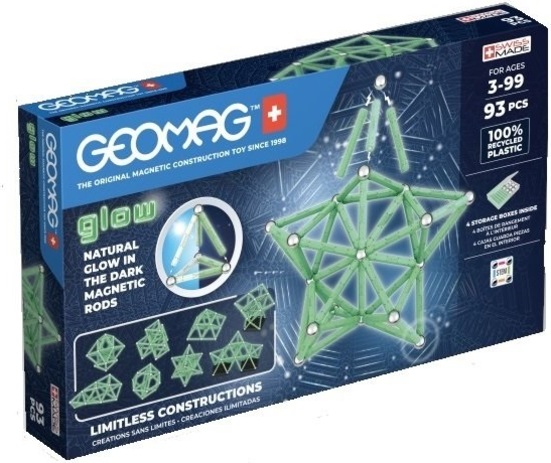 Geomag Glow Recycled 93 kusů