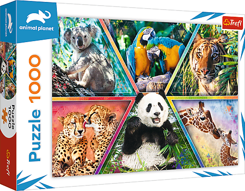 Trefl Puzzle 1000 - Království zvířat