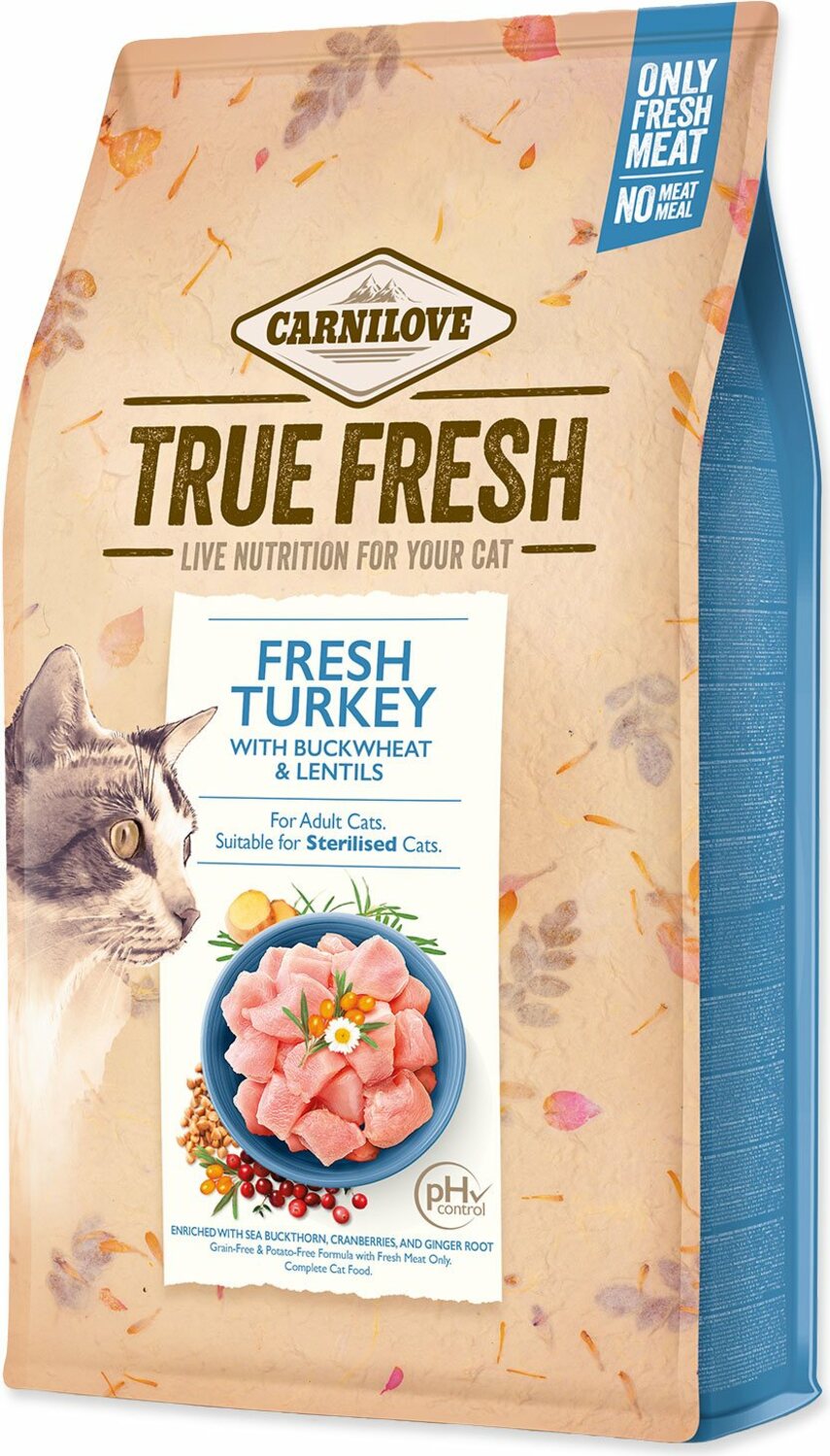 Krmivo Carnilove Cat True Fresh Turkey 0,34kg