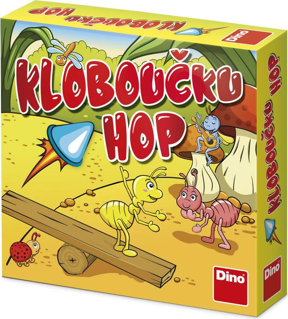 Dino kloboučků HOP Dětská hra