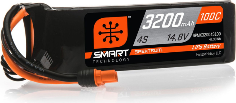 Spektrum Smart LiPo 14.8V 3200mAh 100C IC3
