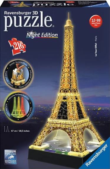 Eiffelova věž (Noční edice) 3D 216D